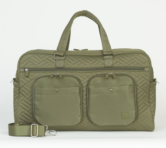 IHKWIP Quilted Cargo Catchall Weekender