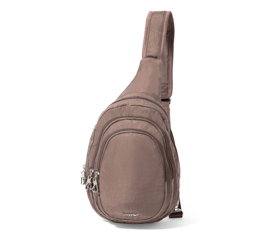 Baggallini Anti-Theft Multi Zip Sling Bag