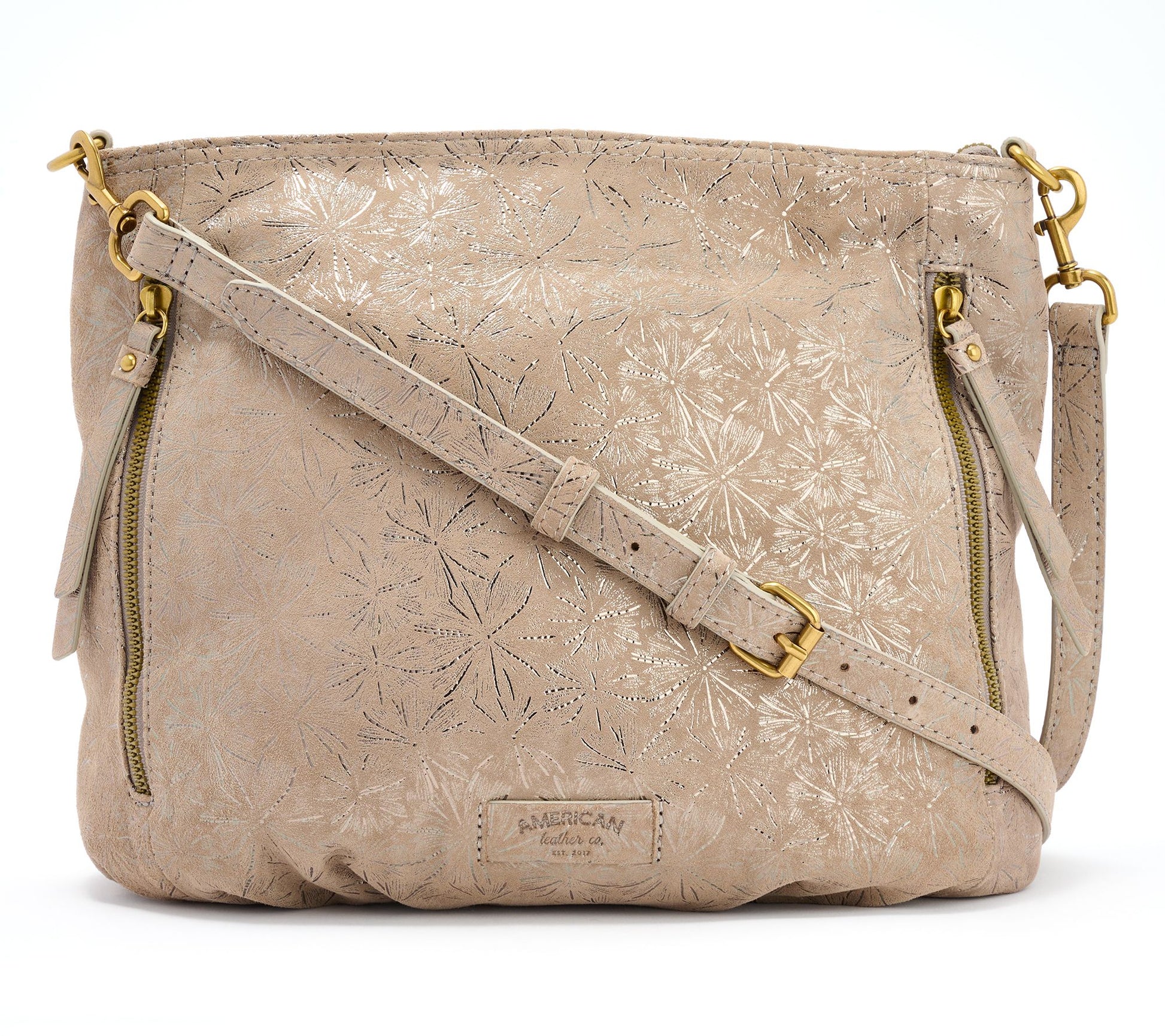 American Leather Co. Nubuck Leather Ella Crossbody
