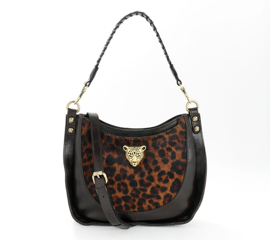 Patricia Nash Camille Haircalf Hobo Crossbody