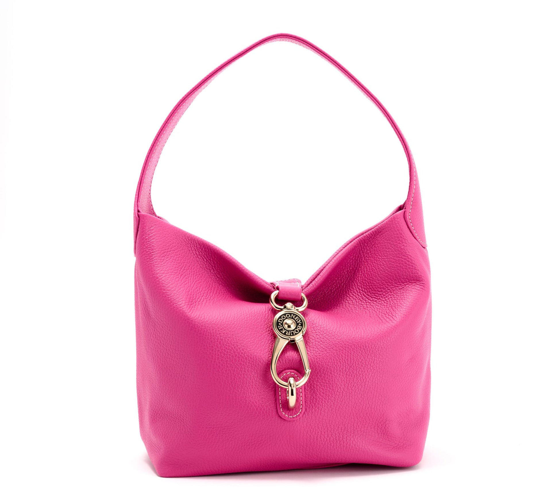 Dooney & Bourke Lucca Pebble Leather Logo Lock Sac