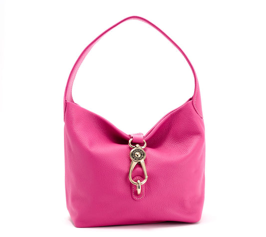 Dooney & Bourke Lucca Pebble Leather Logo Lock Sac