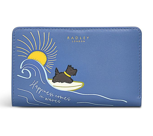 RADLEY London Happiness Comes In Waves Bifold Leather Wallet