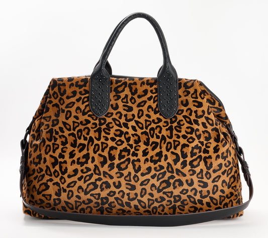 Aimee Kestenberg Leather Dazzle Duffel Bag