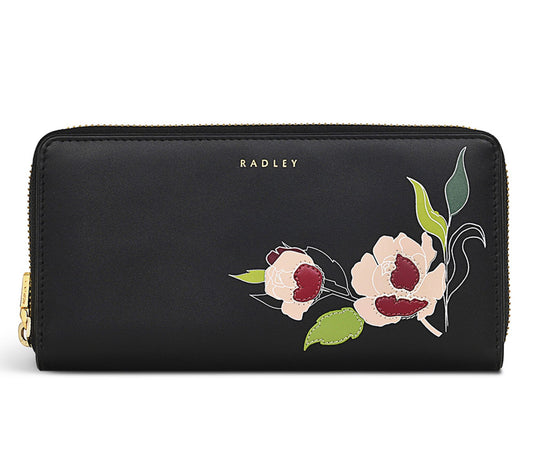 RADLEY London Wild Roses Large Zip Leather Matinee