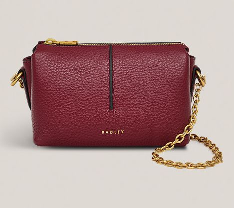 RADLEY London Hillgate Place Mini Zip Leather Chain Crossbody