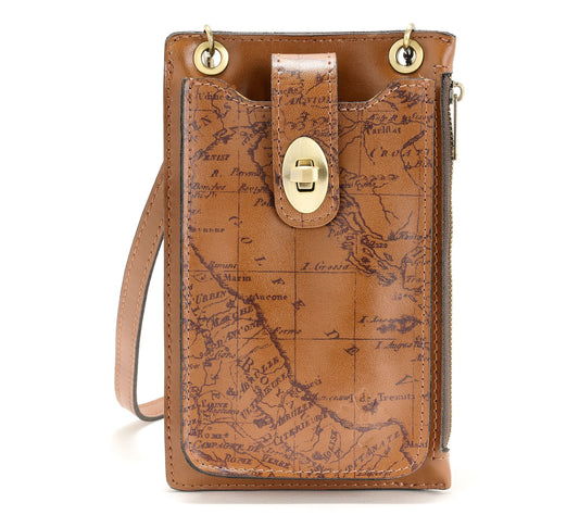 Patricia Nash Leather Daphne Phone Crossbody