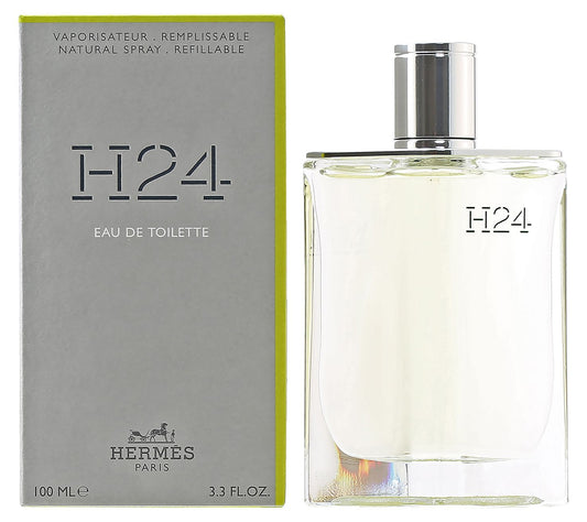 Hermes H24 Mens Eau De Toilette Spray 3.3 Oz Refillable