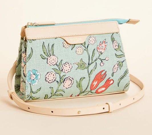 Spartina 449 Annie Crossbody Wristlet Bag with Leather Trim