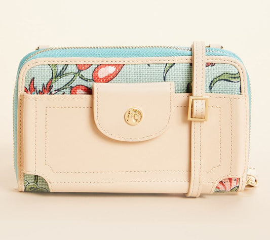 Spartina 449 Multi Phone Leather Crossbody Bag