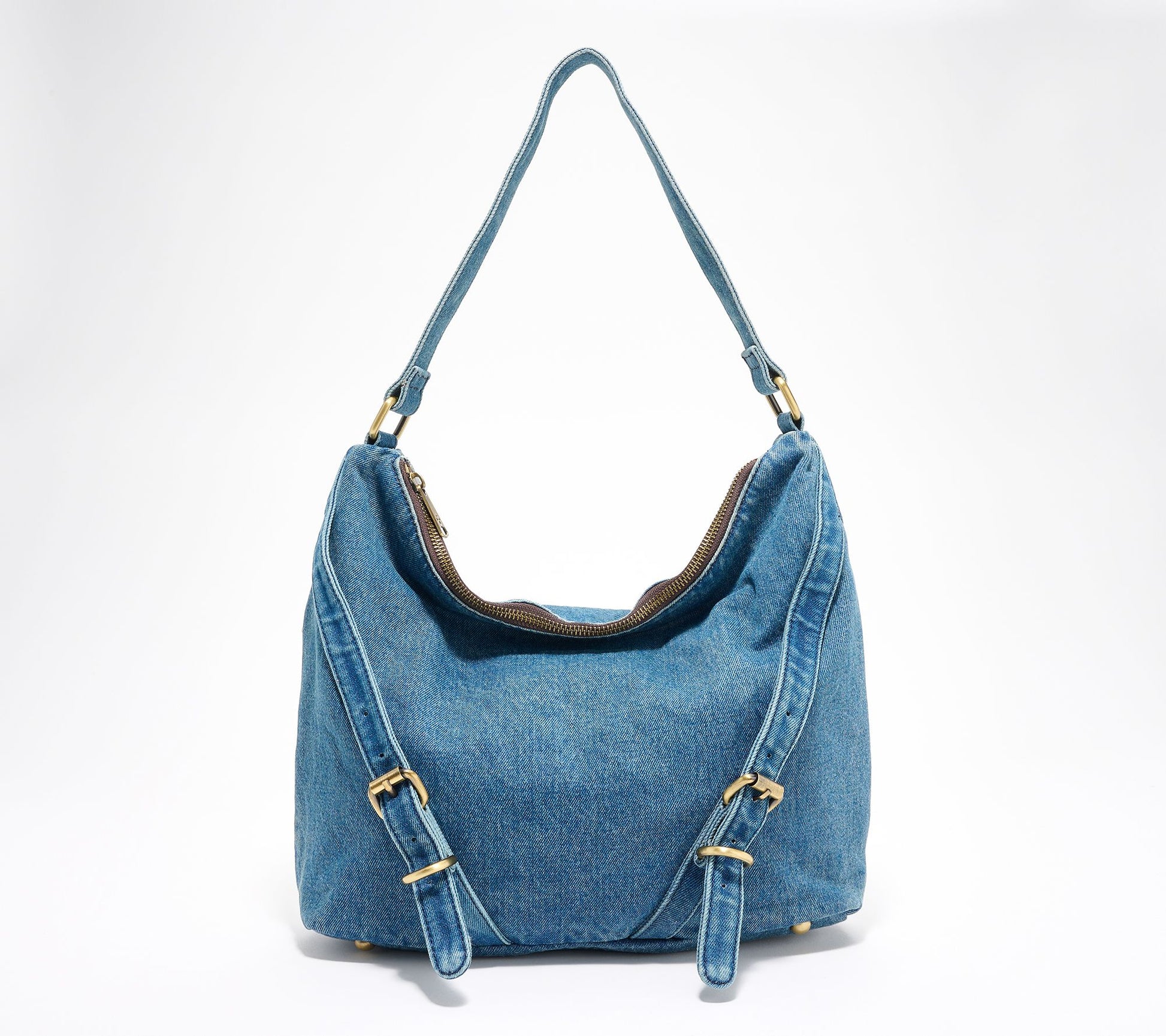 Patricia Nash Elia Denim Hobo Bag
