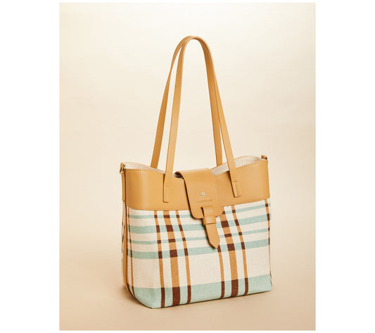 Spartina 449 Olivia Tote Bag with Leather Trim
