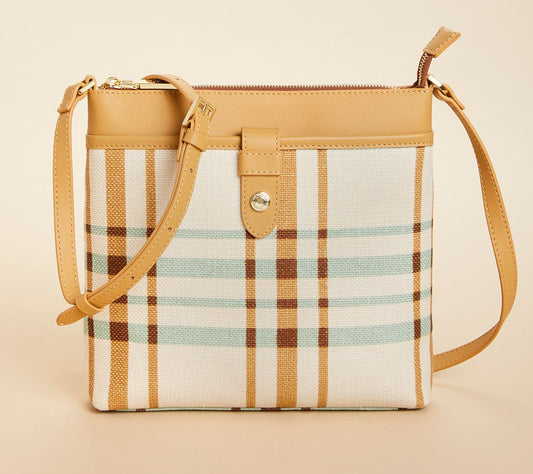 Spartina 449 Pocket Hipster Bag with Leather Trim