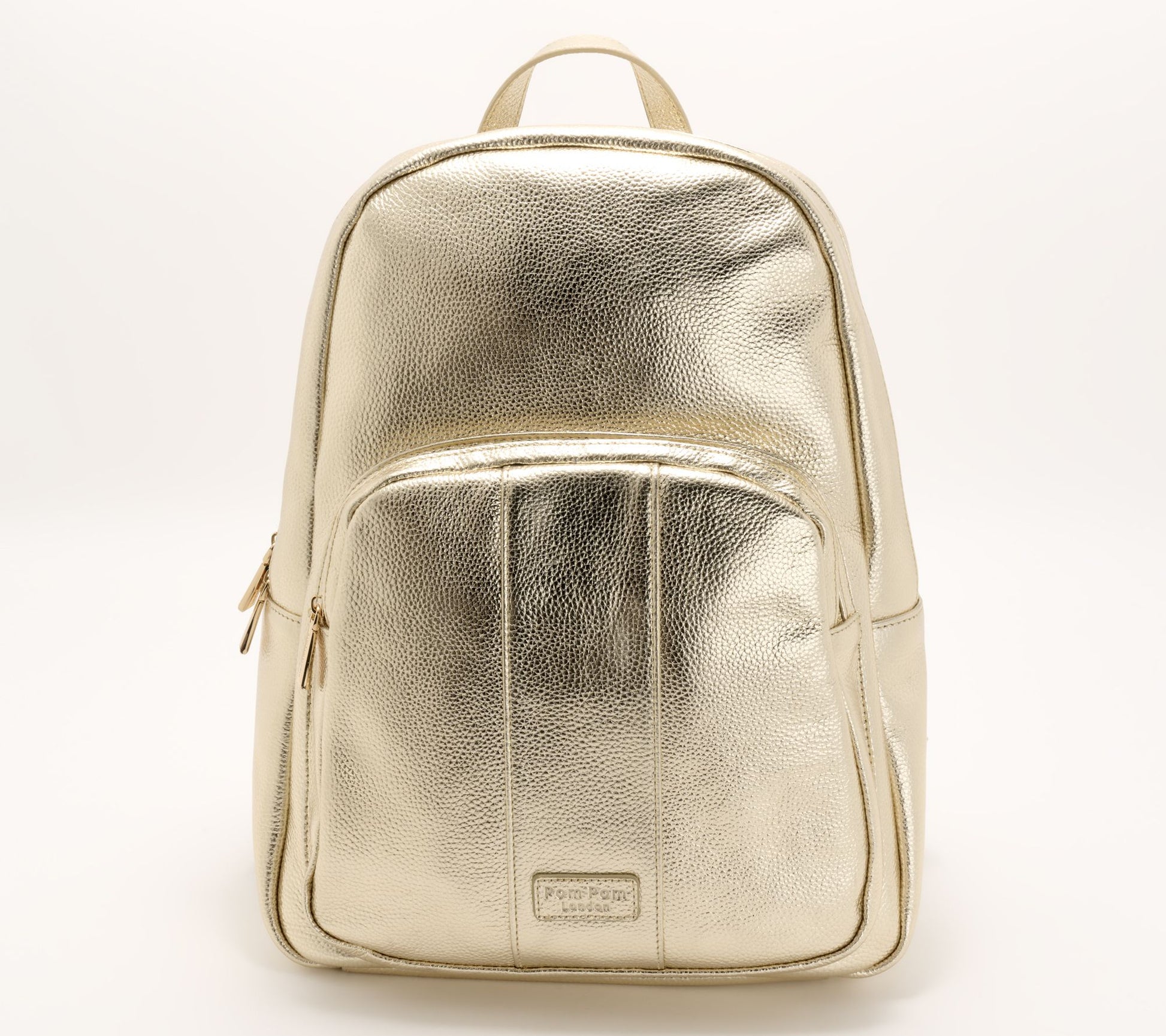 Pom Pom London Leather Richmond Backpack