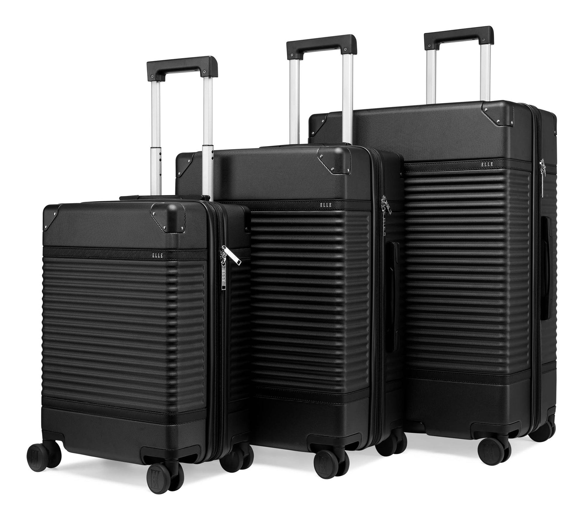 ELLE Belleville Expandable Retro Spinner Luggage 3-Piece Set
