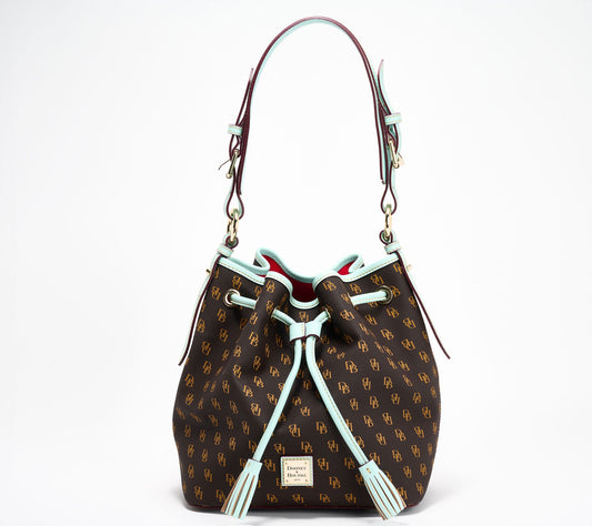 Dooney & Bourke Gretta Drawstring with Colored Trim
