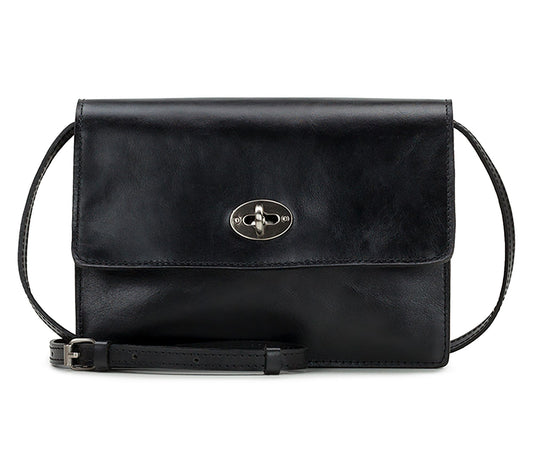 Patricia Nash Livana Vintage Distressed LeatherCrossbody Bag