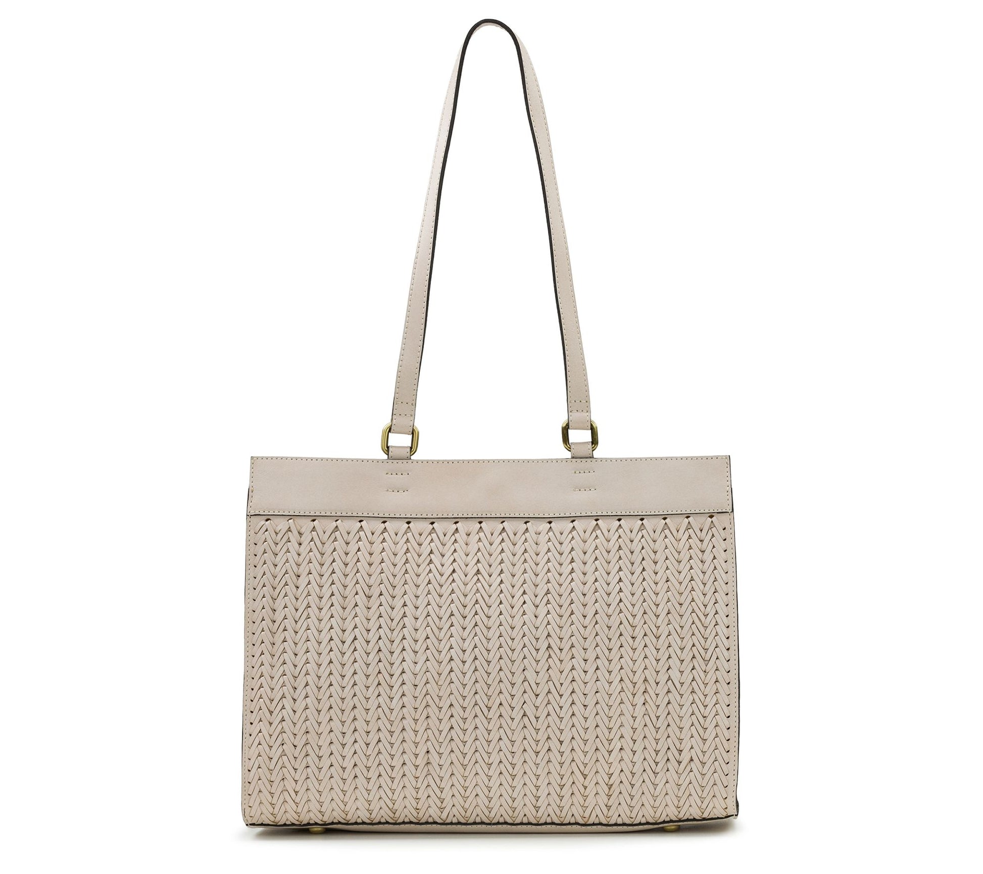 Patricia Nash Ophira Woven Leather Shopper Tote