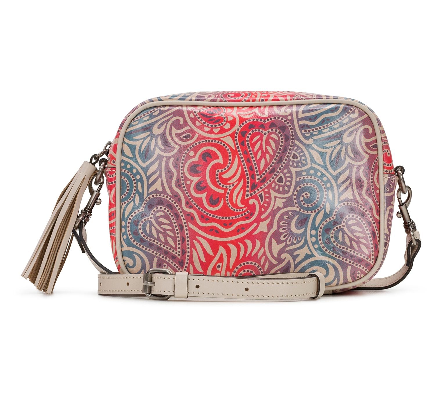 Patricia Nash Josie Leather Crossbody in GreekOmbre