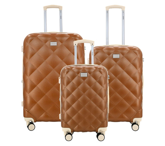 IZOD Fit Lightweight ABS 3-Piece Spinner Luggage - 20/24/28"