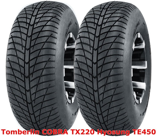 (2) Tomberlin COBRA TX220 Hyosung TE450 Rear 20x10-9 20x10x9 Hi-Speed ATV Tires