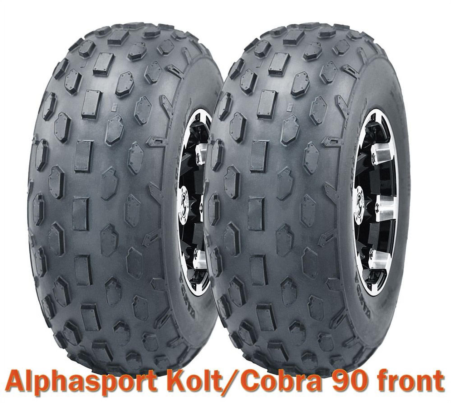 2 WANDA Sport ATV tires 19x7-8 19x7x8 fit for Alphasport Kolt/Cobra 90 front