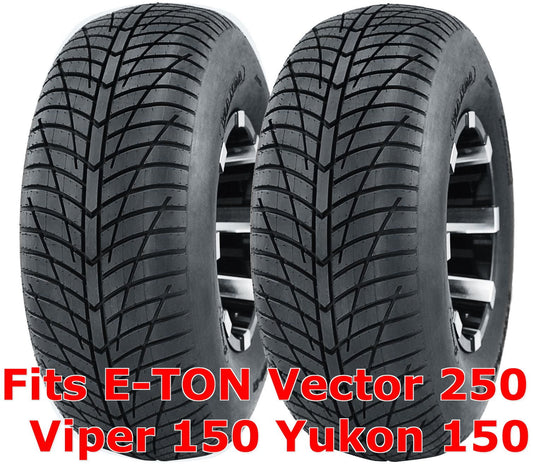 (2) E-TON Vector 250 Viper 150 Yukon 150 front 21x7-10 Hi-speed ATV tires