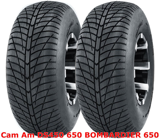 (2) Cam Am DS450 650 BOMBARDIER 650 Rear 20x10-9 20x10x9 Hi-Speed ATV Tires
