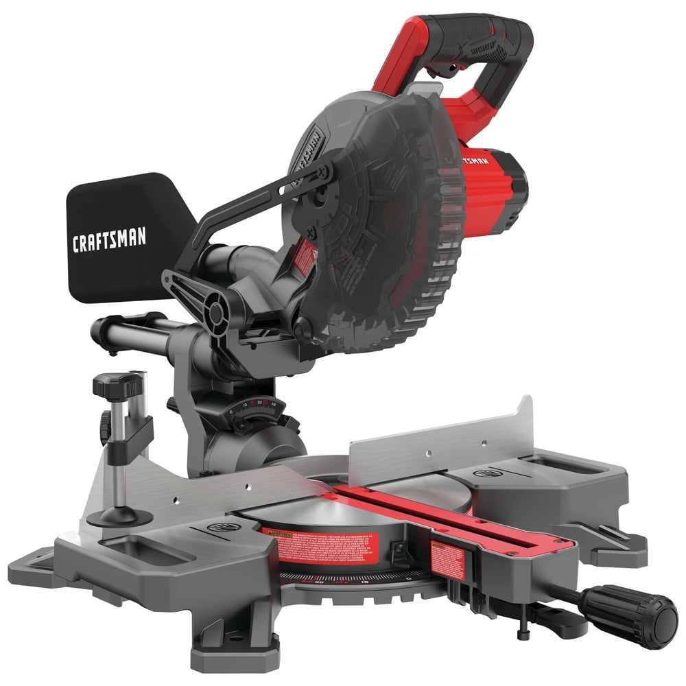 Restored Craftsman CMCS714M1R V20 Lithium-Ion Cordless 7-1/4-in. Sliding Miter Saw Kit (4 Ah) (Refurbished)