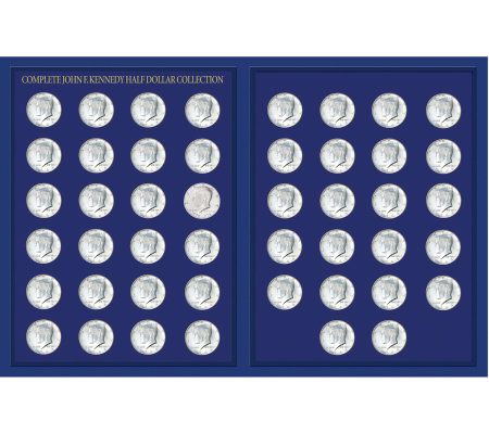 JFK Half-Dollar Collection in Deluxe Portfolio