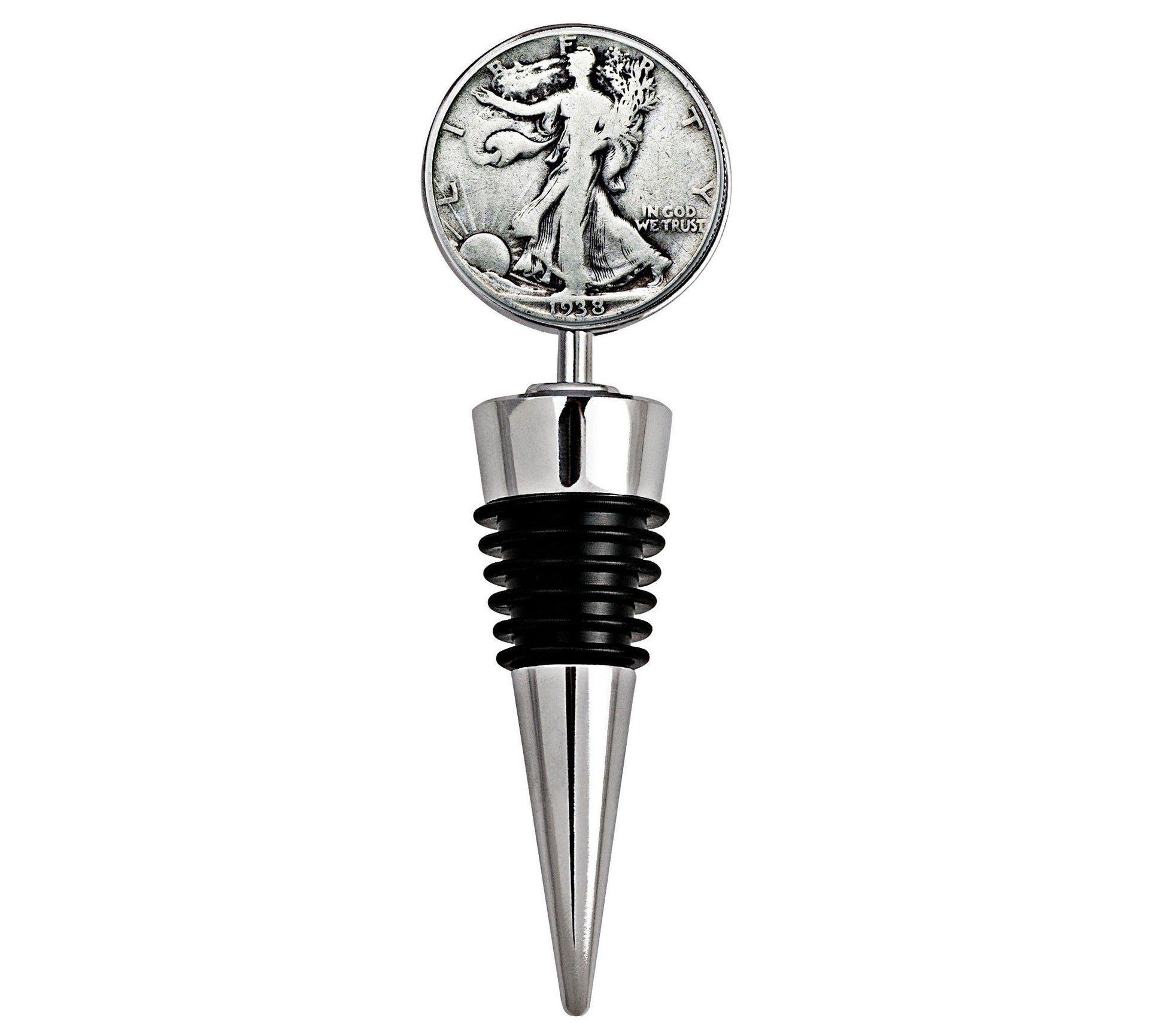 American Coin Treasures Liberty Half Dollar Wine Stopper