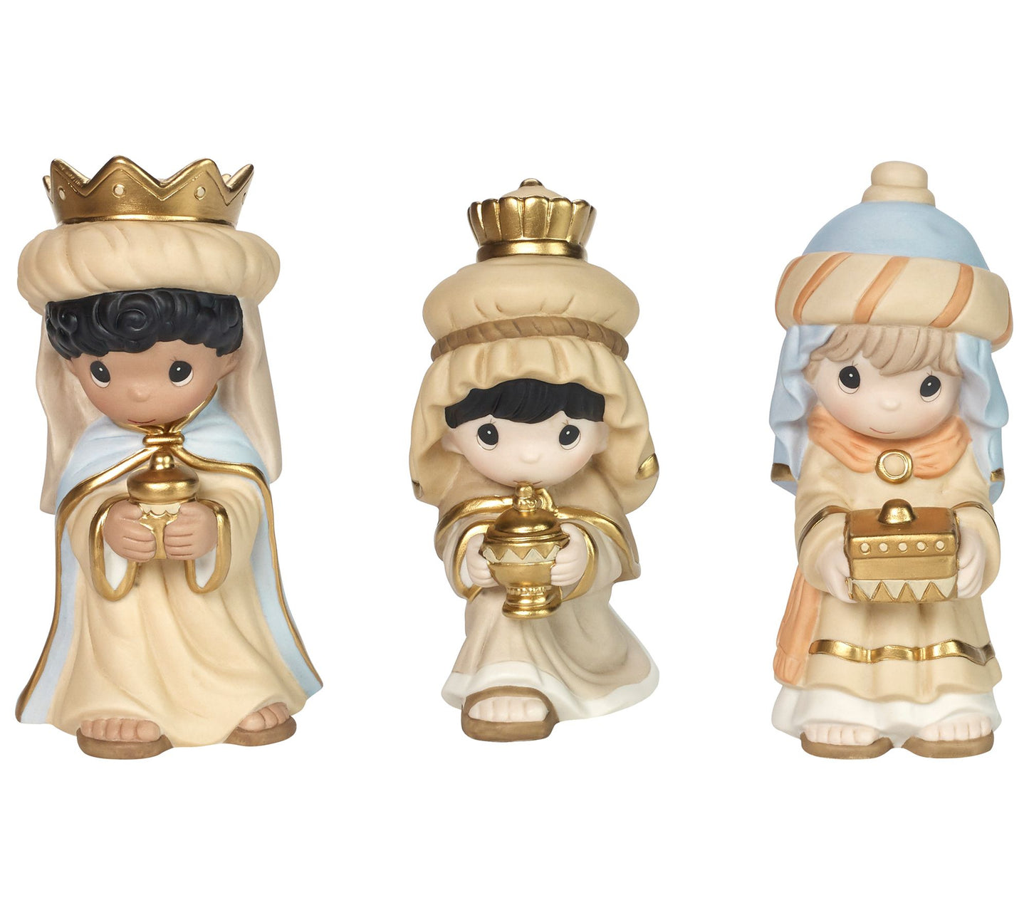 Precious Moments 4.75" Set of 3 "We Three Kings" Nativity