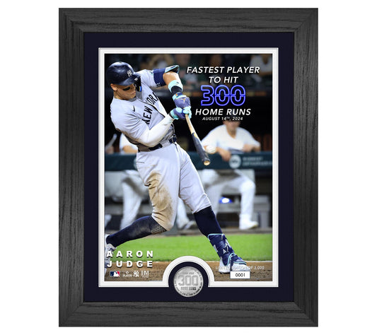 Highland Mint Aaron Judge 300th Homerun SilverCoin Photo