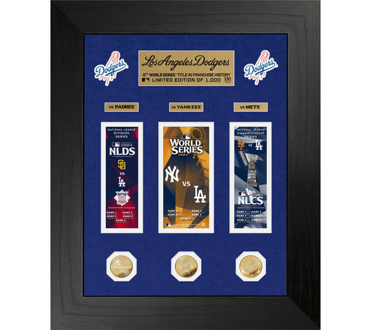 Highland Mint Dodgers Road 2024 World Series Ticket Gold Coin
