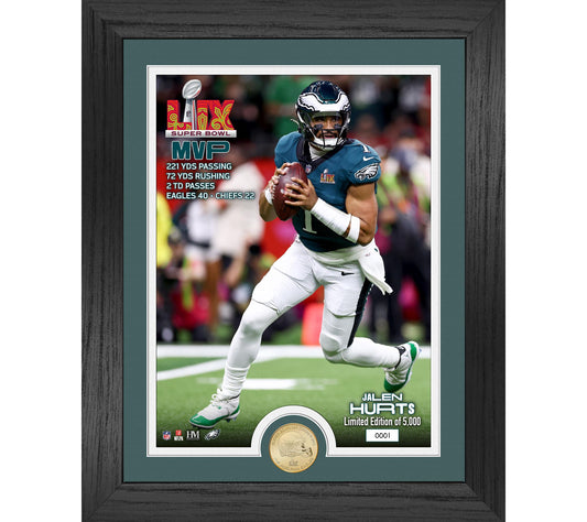 Highland Mint Philadelphia Eagles Super Bowl LIX MVP Frame
