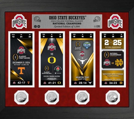 Highland OSU 2024 CFP Champions Road to Champions Frame