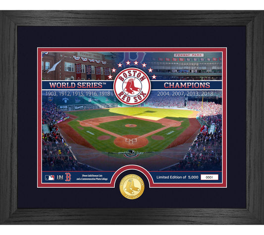 Highland Mint Boston Red Sox Bronze Coin Photoint