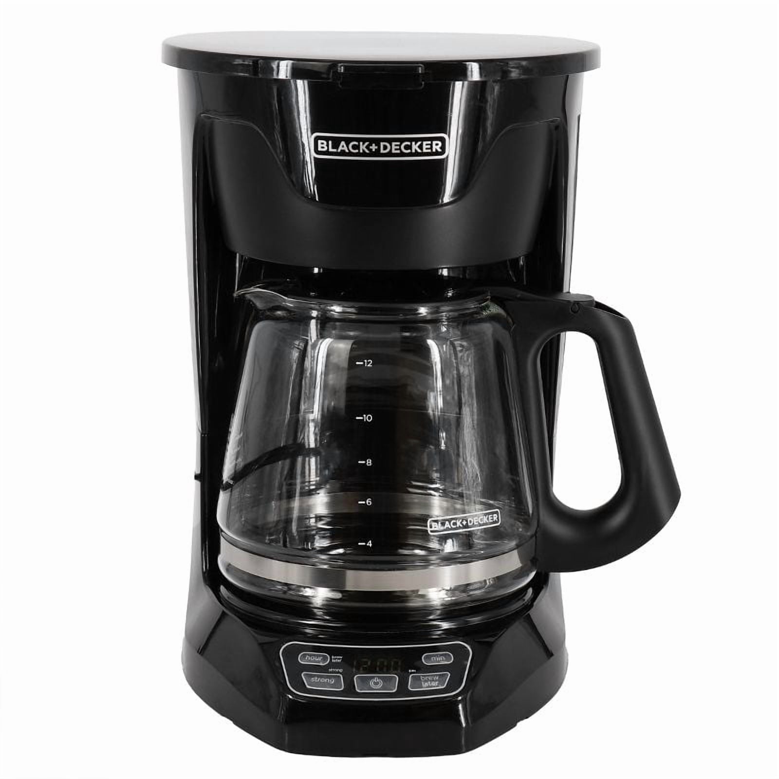 904075 ck and Decker 12-Cup Programmale Coffee r with Vortex Technology in ck
