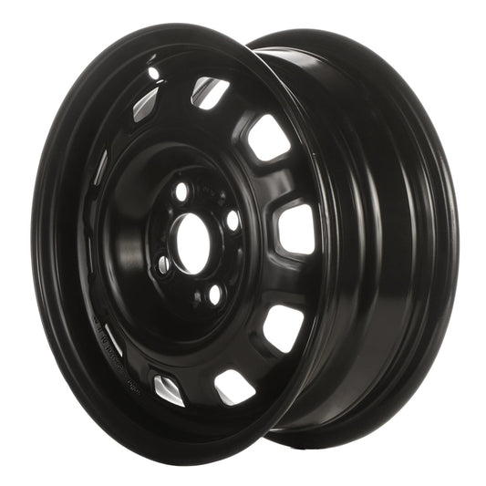 Remanufactured Painted Black Steel Wheel 14 x 5.5 K9965055540 fits 1995-2001 KIA Sephia