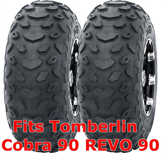 Set 2 WANDA ATV tires 19x7-8 19x7x8 Tomberlin Cobra 90 REVO 90 front P330
