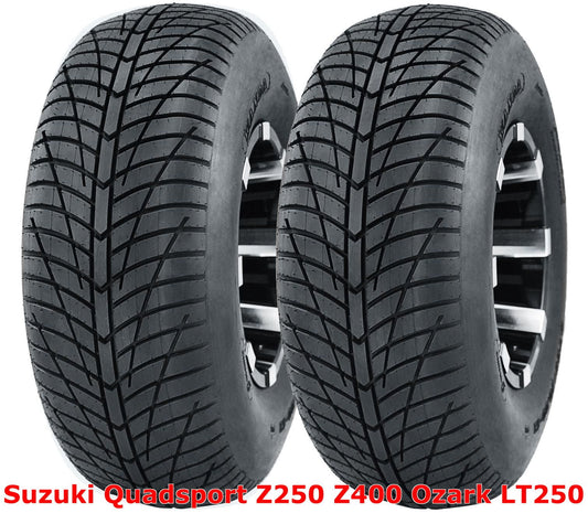 (2) Suzuki Quadsport Z250 Z400 Ozark LT250 Rear 20x10-9 Hi-Speed ATV Tires