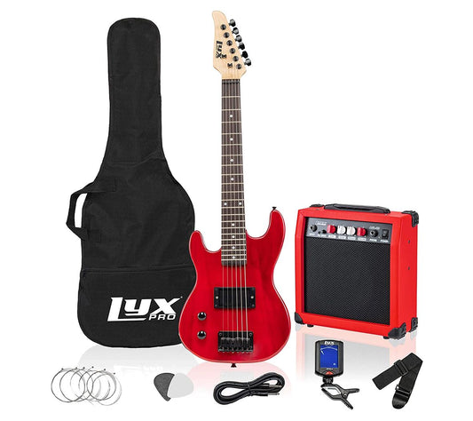 LyxPro 30" Junior Left-Handed Electric Guitar & Starter Kit
