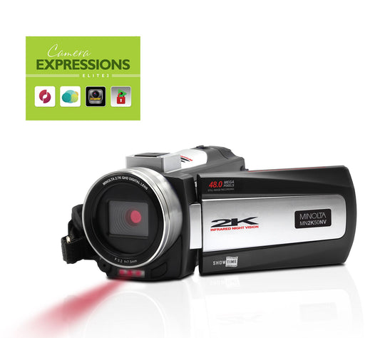 Minolta MN2K50NV Camcorder with 32GB SD Card and Voucher