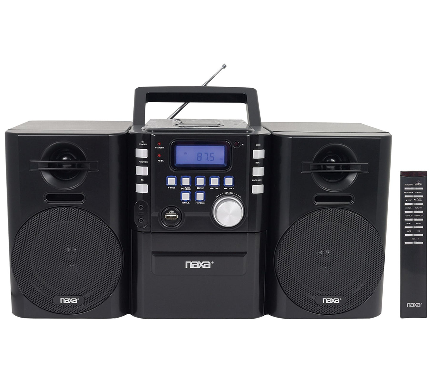 Naxa Portable MP3 CD Player with FM Radio andUSB Input
