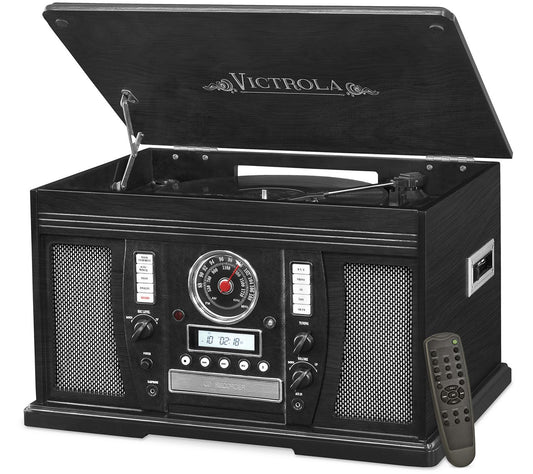 Victrola Aviator Wooden 7-in-1 Bluetooth RecordPlayer