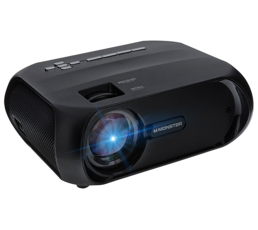 Monster ImagePro 720p LCD Projector with 100" Screen