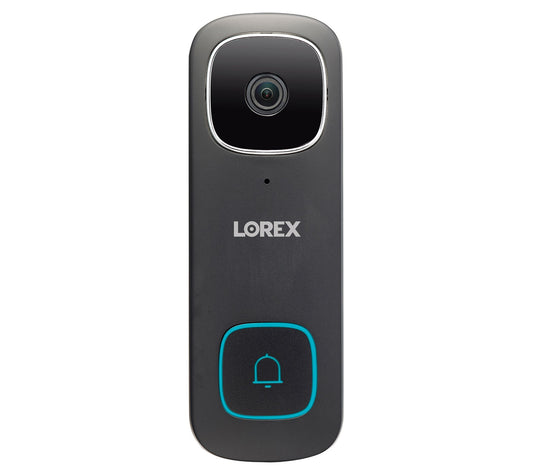 Lorex 2K QHD Wired Smart Video Doorbell w/ Pers on Detection