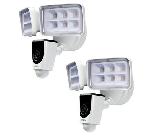 Lorex 1080p Full HD Wi-Fi Floodlight Camera (2- Pack)