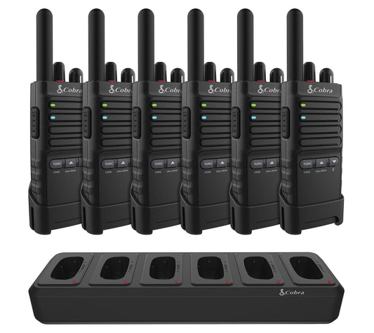 Cobra Pro Business 42-Mile-Range 2-Way Radios, 6 Pack