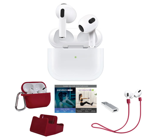 Apple AirPods 3rd Gen Lightning Case w/ Accesso ries & Voucher